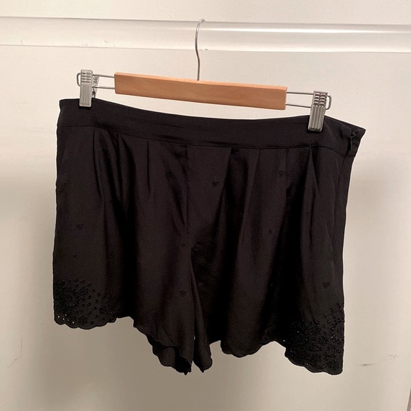 Joie Black Silk Dress Shorts - Picture 1 of 4